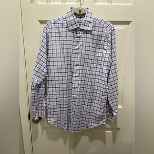 Peter Millar Long Sleeve Button Down - Size Medium